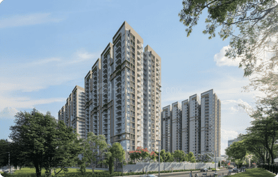Image of 1367 Sq.ft 2 BHK Apartment / Flat for sale in Indis Viva City, Kondapur, Hyderabad for Rs. 12100000