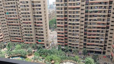 Balcony Image of 650 Sq.ft 1 BHK Apartment / Flat for rent in Raunak City Sector IV D4, Kalyan West Kalyan for Rs. 20000