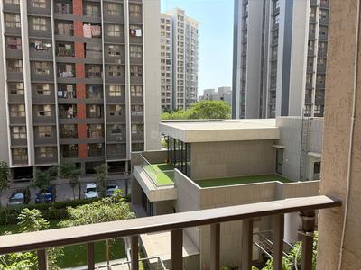 Balcony Image of 1218 Sq.ft 2 BHK Apartment / Flat for rent in Adani Aster Phase 1, Vaishno Devi Circle Ahmedabad for Rs. 35000