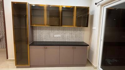 Kitchen Image of 1810 Sq.ft 3 BHK Apartment / Flat for rent in Gem Nakshathra, Kokapet Hyderabad for Rs. 65000