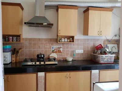 Kitchen Image of 1800 Sq.ft 3 BHK Builder Floor for rent in Saket New Delhi for Rs. 60000