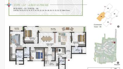 Image of 2530 Sq.ft 4 BHK Apartment / Flat for sale in Whitefield, Bengaluru for Rs. 40000000
