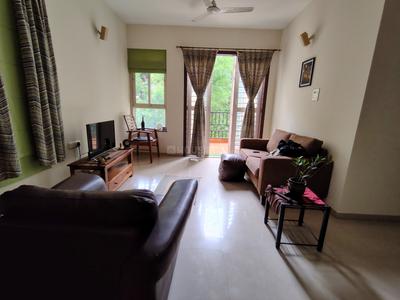 Bedroom Image of 1100 Sq.ft 2 BHK Apartment / Flat for rent in Nyati Ambience, Mohammed Wadi Pune for Rs. 24000
