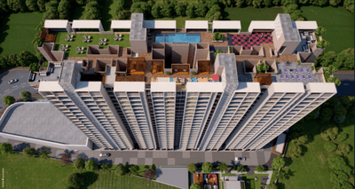 Image of 977 Sq.ft 2 BHK Apartment / Flat for sale in Meriton Heights, Mamurdi, Pune for Rs. 6900000