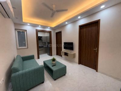 Hall Image of 512 Sq.ft 1 BHK Builder Floor for rent in Saket New Delhi for Rs. 15500