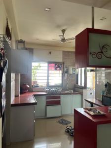 Kitchen Image of 1860 Sq.ft 3 BHK Apartment / Flat for rent in Usmanpura Ahmedabad for Rs. 40000