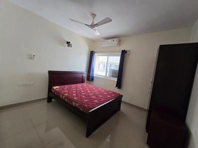 Bedroom Image of 1200 Sq.ft 2.5 BHK Apartment / Flat for rent in Mantri Webcity, Narayanapura Bengaluru for Rs. 50000