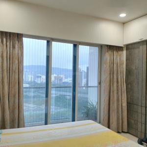 Bedroom Image of 1700 Sq.ft 3 BHK Apartment / Flat for rent in Sheth Avalon, Thane West Thane for Rs. 110000