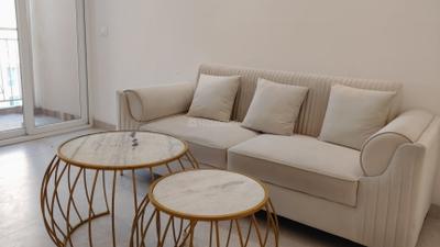 Living Room Image of 550 Sq.ft 1 BHK Apartment / Flat for rent in Aditya Urban Royale, Bamheta Village Ghaziabad for Rs. 20000