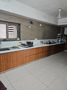 Kitchen Image of 4500 Sq.ft 4 BHK Apartment / Flat for sale in Goyal Riviera Antilla, Prahlad Nagar Ahmedabad for Rs. 45000000