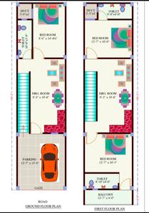 Image of 1300 Sq.ft 3 BHK Independent House for sale in Govindpuram, Ghaziabad for Rs. 8500000