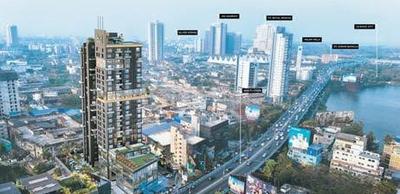 Image of 1700 Sq.ft 3 BHK Apartment / Flat for sale in ATK The Burj, Topsia, Kolkata for Rs. 30000000