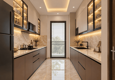 Kitchen Image of 1650 Sq.ft 3 BHK Builder Floor for sale in GMS Road Dehradun for Rs. 14500000