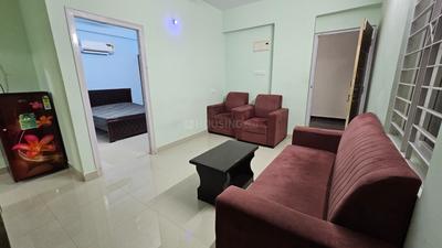Bedroom Image of 1020 Sq.ft 2 BHK Apartment / Flat for rent in Hitech City Hyderabad for Rs. 39999