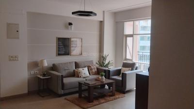 Living Room Image of 1685 Sq.ft 3 BHK Apartment / Flat for rent in Exotica Eastern Court, Crossings Republik Ghaziabad for Rs. 22000
