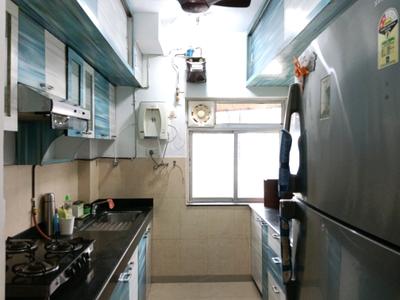 Kitchen Image of 800 Sq.ft 2 BHK Apartment / Flat for rent in Kalpataru Hills, Thane West Thane for Rs. 54000