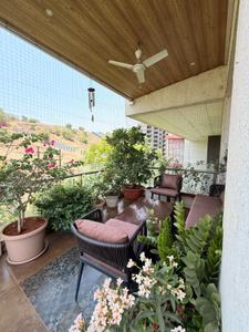 Balcony Image of 2763 Sq.ft 4 BHK Apartment / Flat for sale in Bavdhan Pune for Rs. 35500000