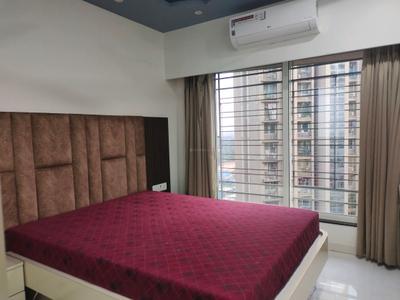 Bedroom Image of 700 Sq.ft 2 BHK Apartment / Flat for rent in Gurukrupa Marina Enclave, Malad West Mumbai for Rs. 55000