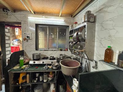 Kitchen Image of 150 Sq.ft 1 RK Independent House for sale in Bhandup West Mumbai for Rs. 2200000