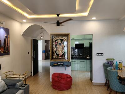 Living Room Image of 1000 Sq.ft 3 BHK Apartment / Flat for sale in Godrej Garden City, Chandkheda Ahmedabad for Rs. 8000000