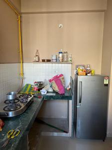 Kitchen Image of 600 Sq.ft 1 BHK Apartment / Flat for rent in Adani Aangan, Shantigram Ahmedabad for Rs. 22000