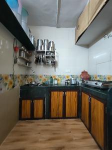 Kitchen Image of 600 Sq.ft 1 BHK Apartment / Flat for sale in Kalwa Thane for Rs. 4200000