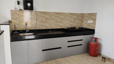 Kitchen Image of 1250 Sq.ft 3 BHK Apartment / Flat for rent in VTP Leonara A and D Building, Mahalunge Pune for Rs. 41999