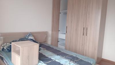 Bedroom Image of 710 Sq.ft 1 RK Apartment / Flat for rent in Godrej The Suites, Jaypee Greens Greater Noida for Rs. 30000
