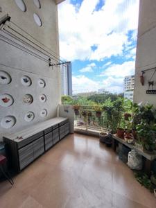 Balcony Image of 1200 Sq.ft 3 BHK Apartment / Flat for rent in Natu Golden Trellis, Balewadi Pune for Rs. 65000