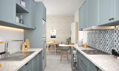 Kitchen Image of 715 Sq.ft 2 BHK Apartment / Flat for sale in Prestige Garden Trails, Mira Road East Mira Bhayandar for Rs. 14700000
