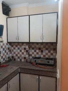 Kitchen Image of 468 Sq.ft 1 BHK Builder Floor for rent in Old Double Storey, Lajpat Nagar New Delhi for Rs. 22000