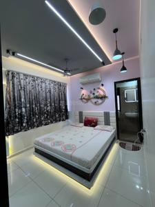 Bedroom Image of 1000 Sq.ft 2.5 BHK Apartment / Flat for rent in Malabar County III, Vaishno Devi Circle Ahmedabad for Rs. 35000