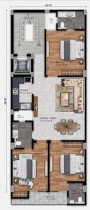 Image of 1485 Sq.ft 3 BHK Builder Floor for sale in New project, Rajpur Khurd Extension, New Delhi for Rs. 7500000