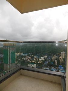 Balcony Image of 1250 Sq.ft 3 BHK Apartment / Flat for rent in Sheth Montana, Mulund West Mumbai for Rs. 79500