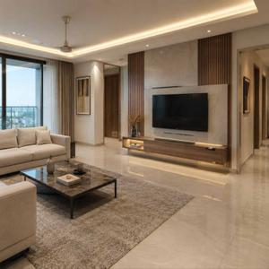 Hall Image of 1605 Sq.ft 3 BHK Apartment / Flat for sale in Pristine Bhaveshwar Phoenix, Ulwe Navi Mumbai for Rs. 15460000