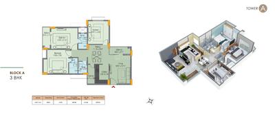 Image of 1802 Sq.ft 4.5 BHK Apartment / Flat for sale in Phulnakhara, Cuttack for Rs. 15200000