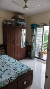 Bedroom Image of 690 Sq.ft 1 BHK Apartment / Flat for rent in Jagtap Engracia, Pimple Gurav Pune for Rs. 17000