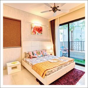 Bedroom Image of 1600 Sq.ft 3 BHK Apartment / Flat for sale in Ajmera Marina, Yelahanka Bengaluru for Rs. 18800000
