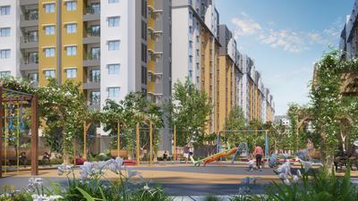 Image of 613 Sq.ft 1 BHK Apartment / Flat for sale in Lake Vista At Purva Windermere, Pallikaranai, Chennai for Rs. 5500001