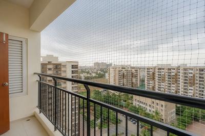 Balcony Image of 1565 Sq.ft 3 BHK Apartment / Flat for rent in BSCPL Bollineni Silas, K R Puram Bengaluru for Rs. 55000