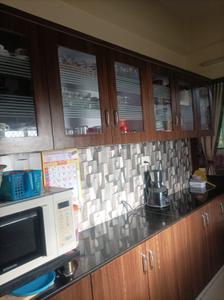Kitchen Image of 1404 Sq.ft 3 BHK Villa for sale in Shree Radha Krishna Jaldhara 319, Manipur Ahmedabad for Rs. 12100000