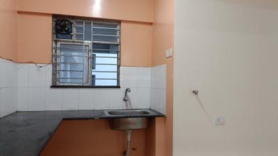 Kitchen Image of 910 Sq.ft 3 BHK Apartment / Flat for sale in Shapoorji Pallonji Shukhobrishti, New Town Kolkata for Rs. 6600000