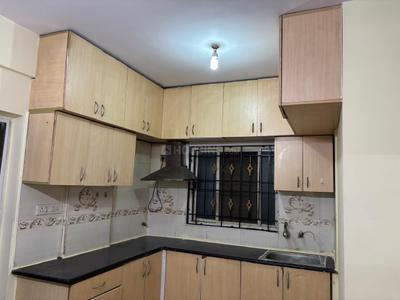 Kitchen Image of 1356 Sq.ft 3 BHK Apartment / Flat for rent in Aryan Moon Stone, Thanisandra Bengaluru for Rs. 25000