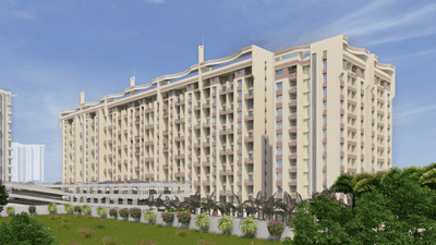 Image of 1020 Sq.ft 2 BHK Apartment / Flat for sale in Goel Ganga Amber, Tathawade, Pune for Rs. 5800000
