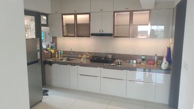 Kitchen Image of 3800 Sq.ft 4 BHK Penthouse for rent in Shivalik Green View, Shantigram Ahmedabad for Rs. 110000