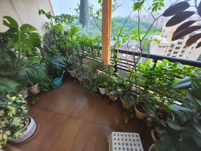 Balcony Image of 1100 Sq.ft 2 BHK Apartment / Flat for sale in Srishti Synchronicity, Powai Mumbai for Rs. 23000000