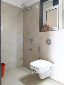 Common Bathroom Image of 768 Sq.ft 2 BHK Apartment / Flat for rent in Puraniks City Reserva Phase 1, Kasarvadavali Thane for Rs. 22000