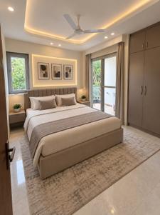 Bedroom Image of 1200 Sq.ft 2 BHK Builder Floor for rent in Sector 27 Gurgaon for Rs. 57000
