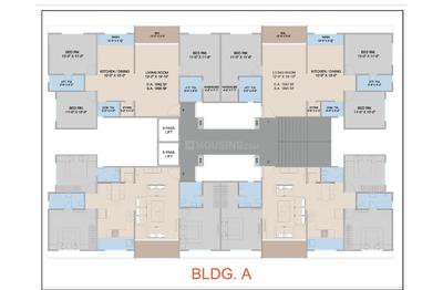 Image of 1278 Sq.ft 2 BHK Apartment / Flat for sale in Vesu, Surat for Rs. 6581700