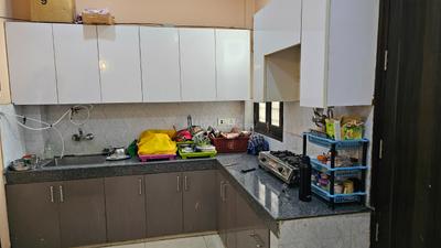 Kitchen Image of 350 Sq.ft 1 RK Builder Floor for rent in Sector 12 Noida for Rs. 16500